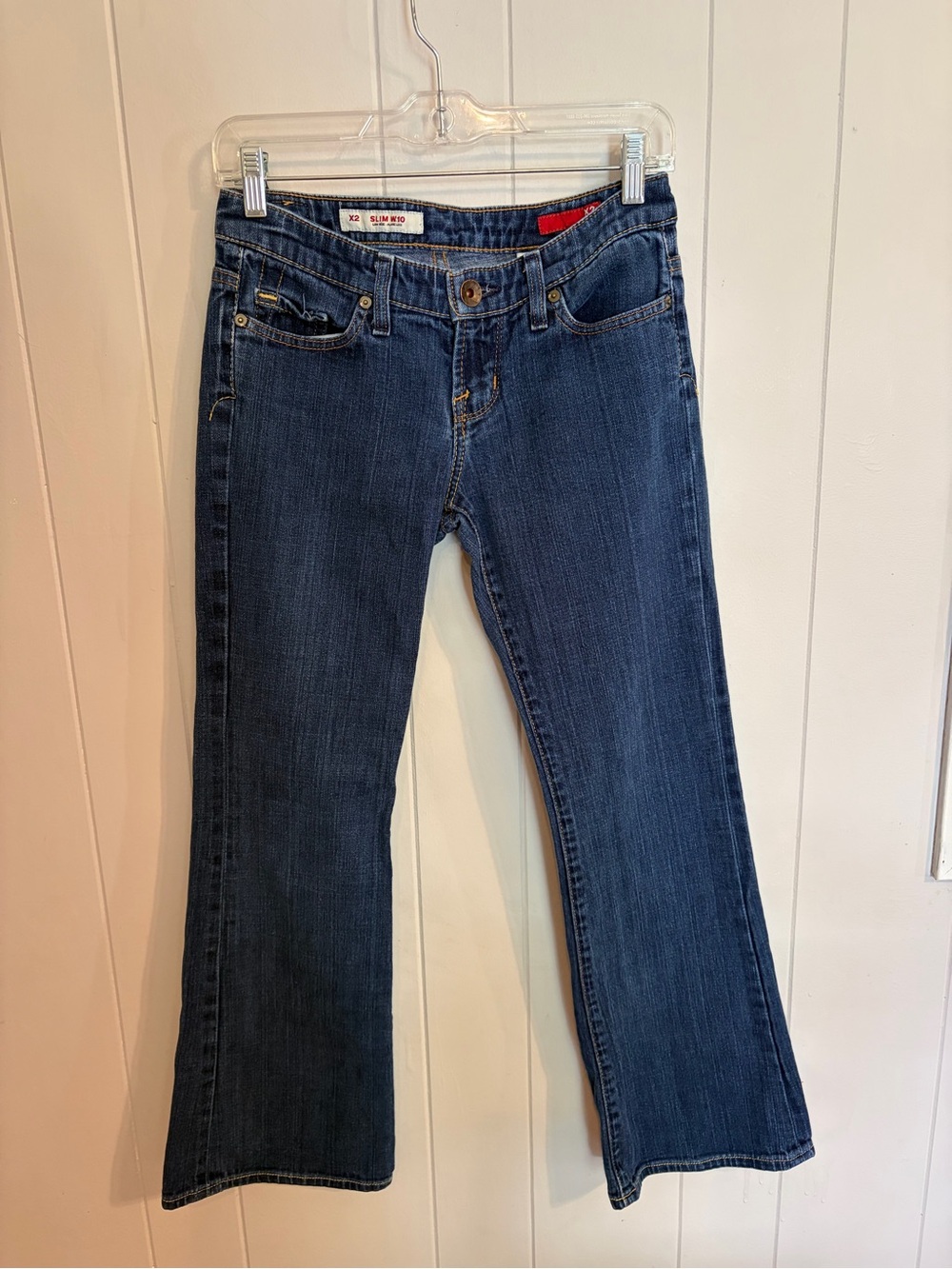 X2 Flare Jeans in Dark Blue